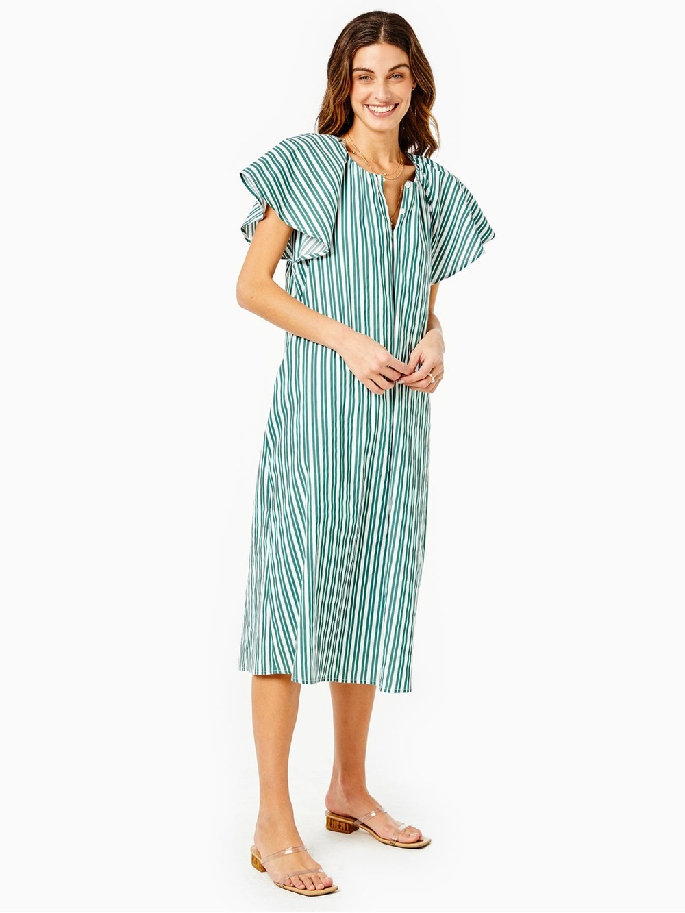 Addison Bay Cotton Poplin Grace Dress X Grace Atwood